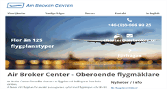 Desktop Screenshot of airbroker.se