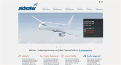 Desktop Screenshot of airbroker.no